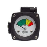 Mid-West Diaphragm Type Differential Pressure Gauge and Switch, Model 522 3-Color Dial